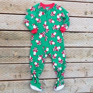 Santa footie Pjs